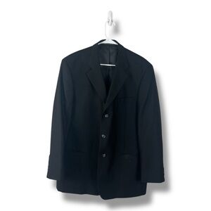 Nick Hilton Collection Mens 44R Black Sport Coat Jacket